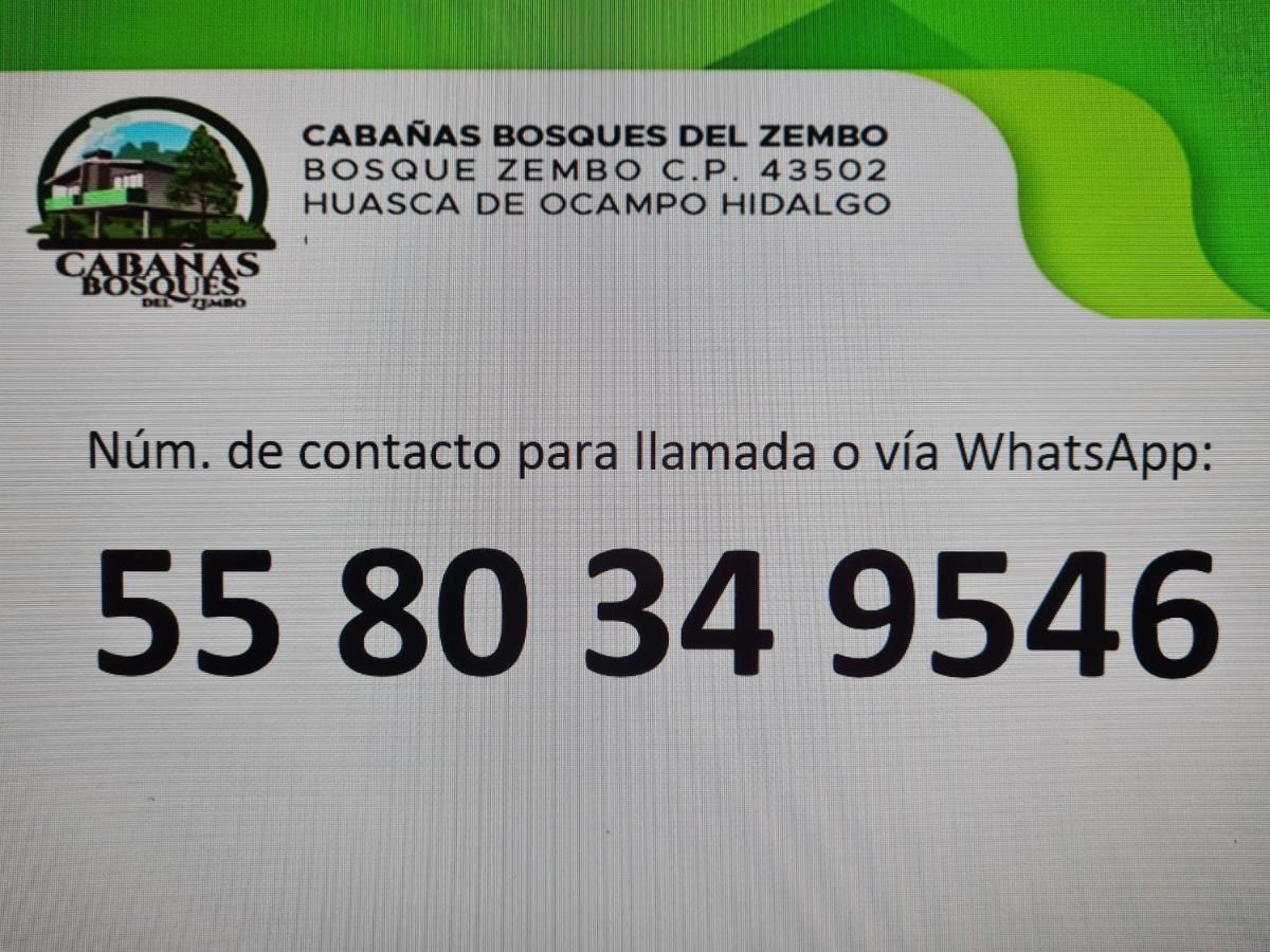 Cabanas Los Bosques Del Zembo Huasca de Ocampo Ngoại thất bức ảnh